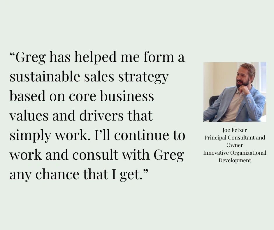 Joe Fetzer testimonial - Innovative Organizational Development
